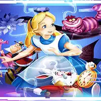 Puzzle Me Bashkim Pjesësh Figure Alice In Wonderland
