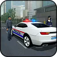 Amerikanisches Schnelles Polizeiauto-Fahrspiel 3D