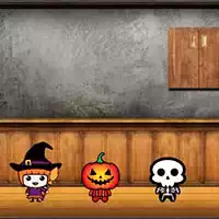 Amgel Halloween Room Escape 20 mängu ekraanipilt