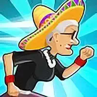 Angry Gran Run Mexico game screenshot