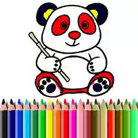 Colorir Panda Bts