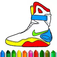 방탄소년단 신발 색칠하기 게임 스크린샷
