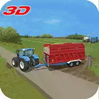 Jeu De Simulation D'agriculture De Tracteur De Fret