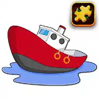 Cartoon Ship Puzzle mängu ekraanipilt