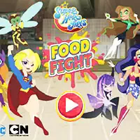 Dc Super Hero Girls. Food Fight Game