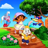 Dora Paște Fericit Găsește Diferența