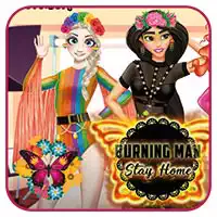 dress_up_game_burning_man_stay_home ゲーム