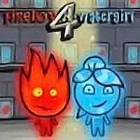 Fireboy Og Watergirl: The Crystal Temple Online skærmbillede af spillet