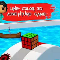 Çizgi Rengi 3D Kalamar Oyunu Renk Macerası