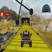 Мега Нива Car Stunt Impossible Track Game
