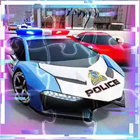 Politiewagens Match3 Puzzel Slide