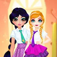 princesses_bff_rush_to_school гульні