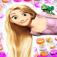 Rapunzel | Tangled Match 3 ល្បែងផ្គុំរូប