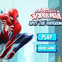 Spiderman Spot The Differences - Παιχνίδι Παζλ