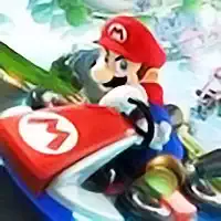 Super Mario Kart: Crazy Tracks скрыншот гульні