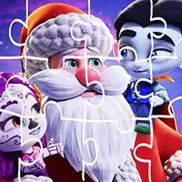 Super Monsters Christmas Jigsaw екранна снимка на играта