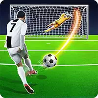 Super Pongoal Shoot Goal Premier Fodboldspil skærmbillede af spillet
