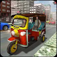 Tuk Tuk Auto Rickshaw Driver: Tuk Tuk Taxi ຂັບລົດ