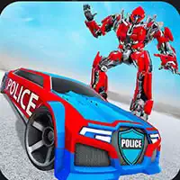 us_police_car_real_robot_transform гульні