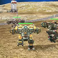 Mbijetesa E Robotit Të Luftës Në Tokë pamje nga ekrani i lojës