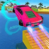 Water Car Stunt Racing 2019 3D Autós Kaszkadőrjátékok
