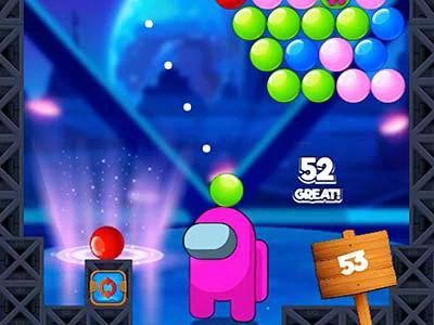 Unter Uns Bubble Shooter Spiel-Screenshot