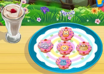 Baby Animal Cookies skærmbillede af spillet