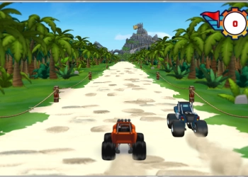 Blaze: Carrera De La Isla Del Dragón captura de pantalla del juego