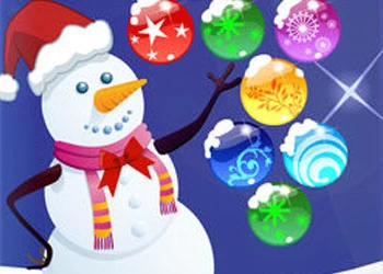 Vánoční Bubliny snímek obrazovky hry