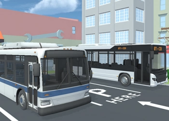 City Bus Parking Simulator Challenge 3D game screenshot