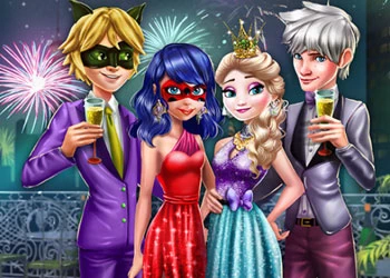 Çiftler Yeni Yıl Partisi oyun ekran görüntüsü