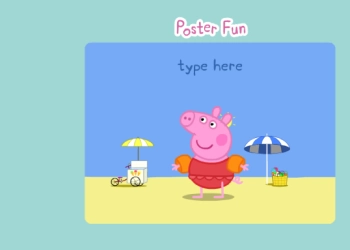 สร้างการ์ดกับ Peppa Pig ภาพหน้าจอของเกม