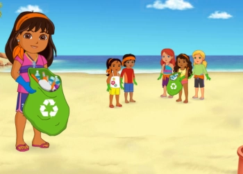 Dora Și Prietenii Comoara Magică A Sirenei captură de ecran a jocului