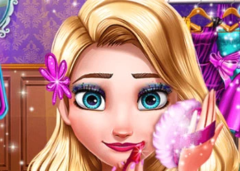 Elsa Prom Makeup game screenshot
