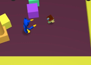 Втеча Від Синього Монстра скріншот гри