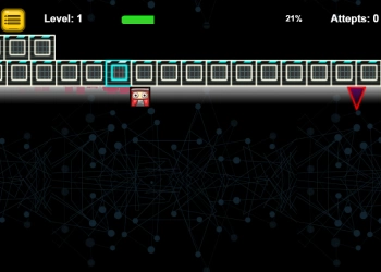 Геометричен Свят На Неоново Табло екранна снимка на играта