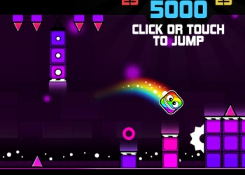 Geometrie Neon Dash Wereld 2 schermafbeelding van het spel