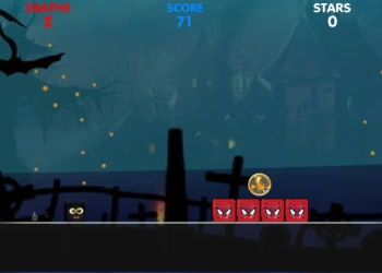 Геометрично Тире За Хелоуин екранна снимка на играта