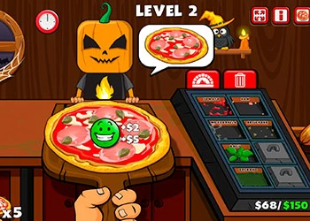 Halloween Pizzeria game screenshot