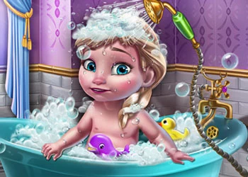 Buz Kraliçesi Bebek Duşu Eğlencesi oyun ekran görüntüsü