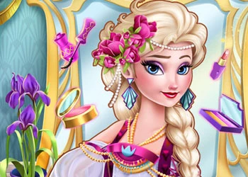 Eiskönigin Elsa Art Deco Couture Spiel-Screenshot