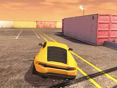 Lamborghini drift simulator game screenshot