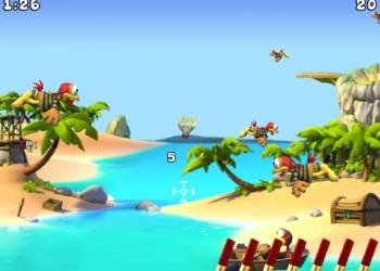 Pirates Moorhuhn pamje nga ekrani i lojës
