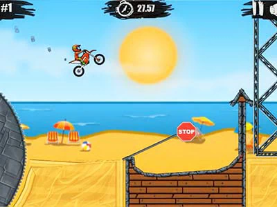 Moto X3M captura de tela do jogo