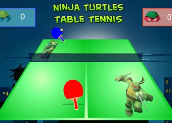 Nindzsa Teknősök: Asztalitenisz játék képernyőképe