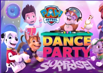 Paw Patrol: 댄스 파티 서프라이즈 게임 스크린샷