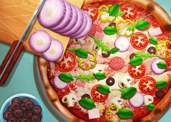 آشپزی پیتزا واقعی اسکرین شات بازی