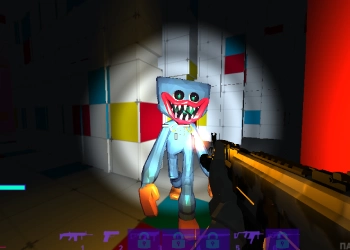 Poppy Huggy Wuggy Shooter zrzut ekranu gry
