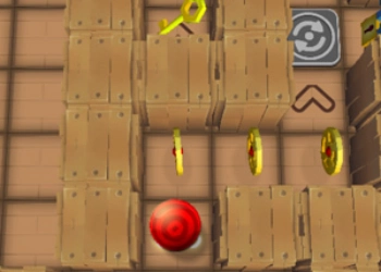 Bola Vermelha No Labirinto captura de tela do jogo