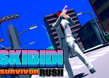 Skibidi Survivor Rush pamje nga ekrani i lojës